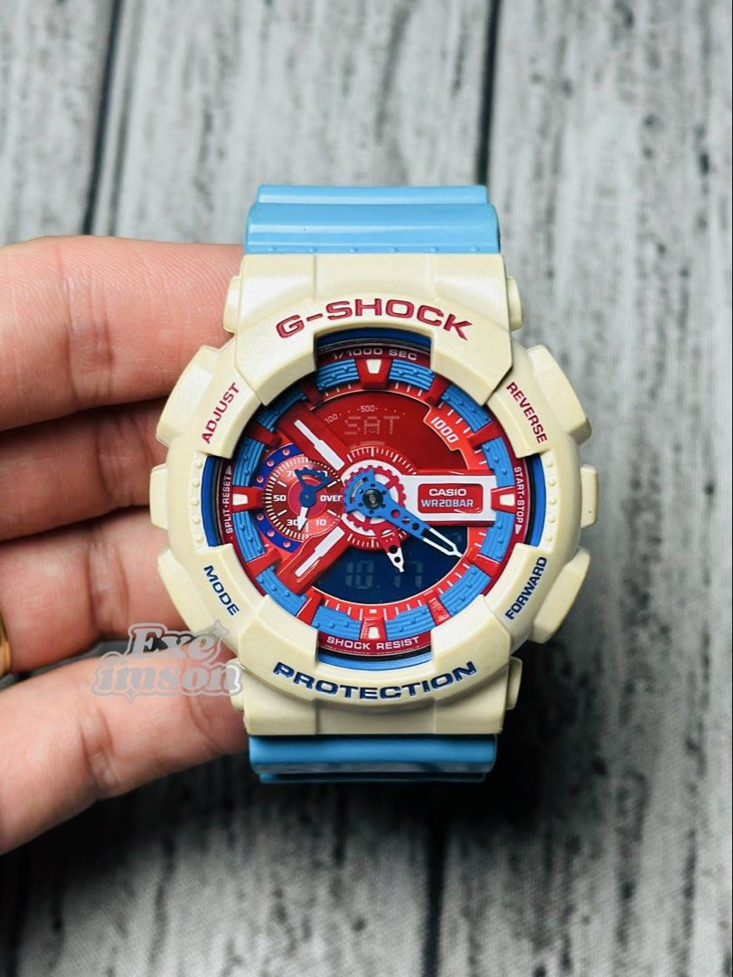 RARE G-SHOCK GA-110AC DORAEMON (Category: Men's Watches) located in Obando. Submitted by greatfindslad (Listing ID 1468844543, Image 1). Description: FOR SALE❗️ ✅ RARE GA-110AC DORAEMON • 💯% Legit / Authentic. • 8/10. Presentable. • Complete inclusions. • Batt health 🔋: GOOD • Original all parts. No history of repair. • No hidden issues. All functions working. 𝗣𝗥𝗜𝗖𝗘: ₱3,499 negotiable Unli legit check/vouch. Money back if fake. 📌 Meet/Pic