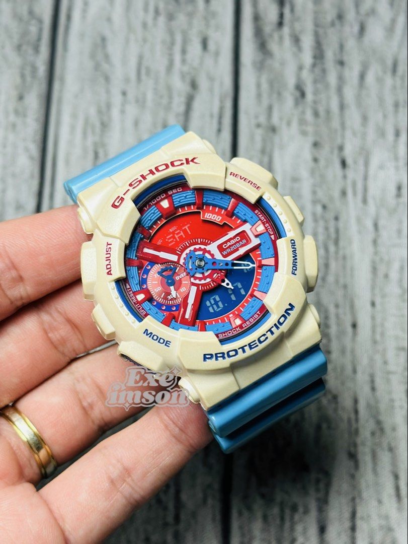 RARE G-SHOCK GA-110AC DORAEMON (Category: Men's Watches) located in Obando. Submitted by greatfindslad (Listing ID 1468844543, Image 3). Description: FOR SALE❗️ ✅ RARE GA-110AC DORAEMON • 💯% Legit / Authentic. • 8/10. Presentable. • Complete inclusions. • Batt health 🔋: GOOD • Original all parts. No history of repair. • No hidden issues. All functions working. 𝗣𝗥𝗜𝗖𝗘: ₱3,499 negotiable Unli legit check/vouch. Money back if fake. 📌 Meet/Pic