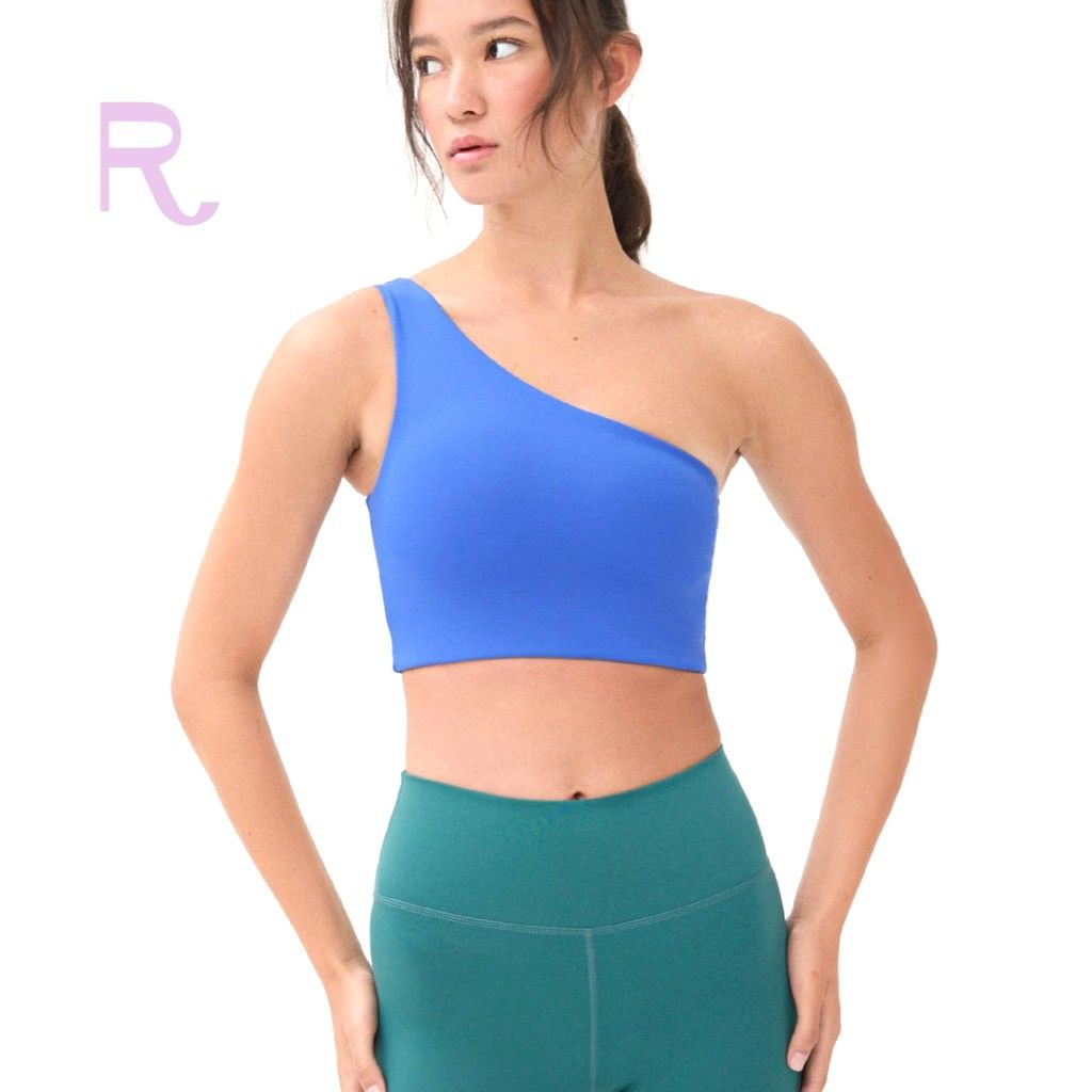 Our Recess One Shoulder Crop in Blue (Category: Activewear) located in Paranaque City. Submitted by peppita (Listing ID 1468810905, Image 2). Description: Used once High impact, padded Size 5 or XL 🌺 LAST PRICE POSTED UNLESS YOU BUY 2 OR MORE ITEMS 🌺 No Sh0pee checkout 🌺 No when worn photos unless already posted 🌺 2 day reservation only 🌺 MOP: GCash, Maya, UB, BPI Shape Active Oat Active Set Active Cheak.