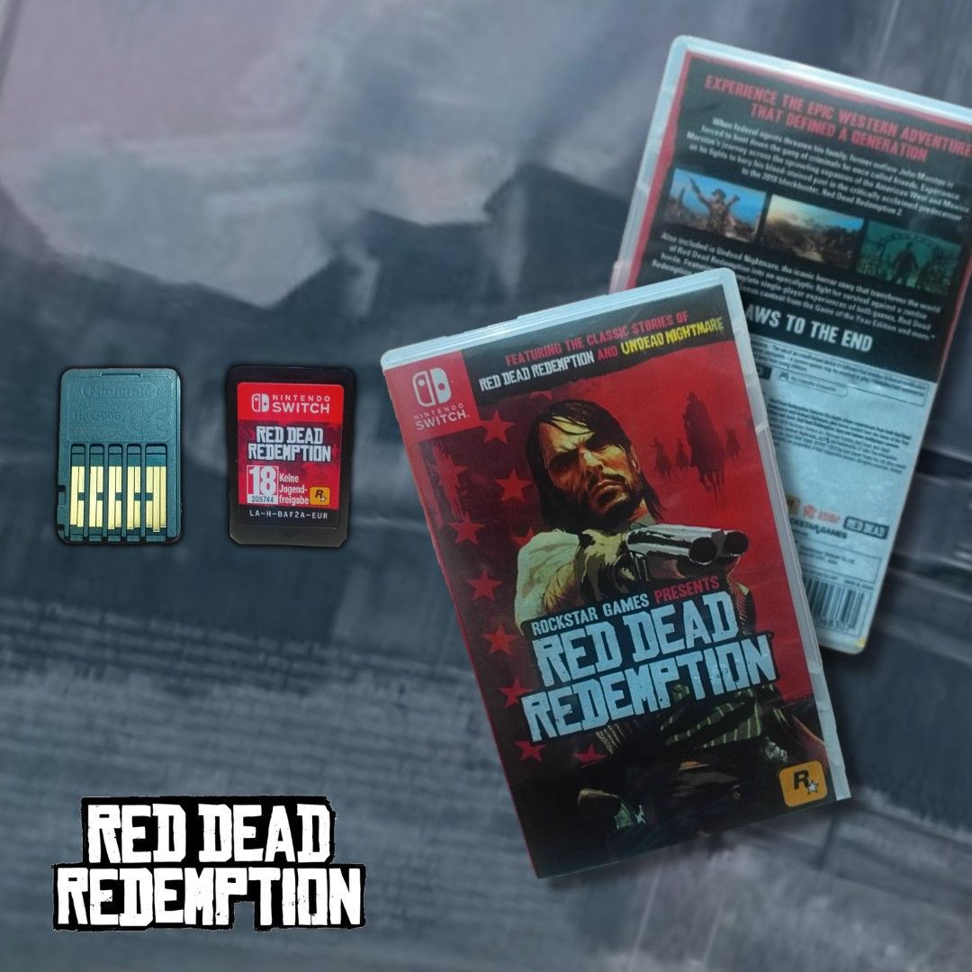 Red Dead Redemption (Category: Nintendo) located in Manila. Submitted by kikats (Listing ID 1468747128, Image 1). Description: Planning to sell my switch game. Tested and working perfectly. Original case included. MOP: Cash/Gcash Pickup/Meetup📍: Mandaluyong Shipping: (Lalamove/Grab) at buyer's expense. Rfs: Decluttering PM me if interested.