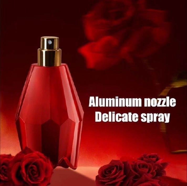 Red Rose Shaped Perfume Bottle with Gold Stem (Category: Fragrance & Deodorants) located in Caloocan City. Submitted by mysticocean-122d (Listing ID 1468736167, Image 2). Description: .