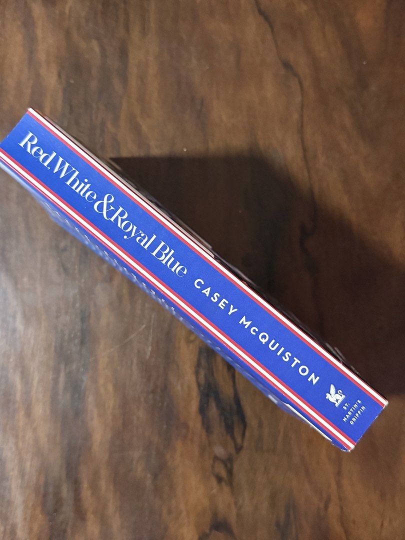 Red, White & Royal Blue by Casey McQuiston Paperback (Category: Storybooks) located in Davao. Submitted by 6ladiolus (Listing ID 1468736884, Image 3). Description: in great preloved condition with minimal marks, dents, scatches. well taken care off. stored on a shelf near a window rfs: decluttering can meet around addu roxas or via grab maxim at the expense of the buyer.