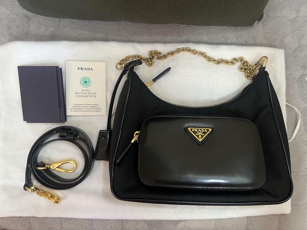 Re-Edition Prada (Category: Luxury Bags & Wallets) located in Quezon City. Submitted by hellopatchi (Listing ID 1468730708, Image 1). Description: Clean in and out No corner wears.