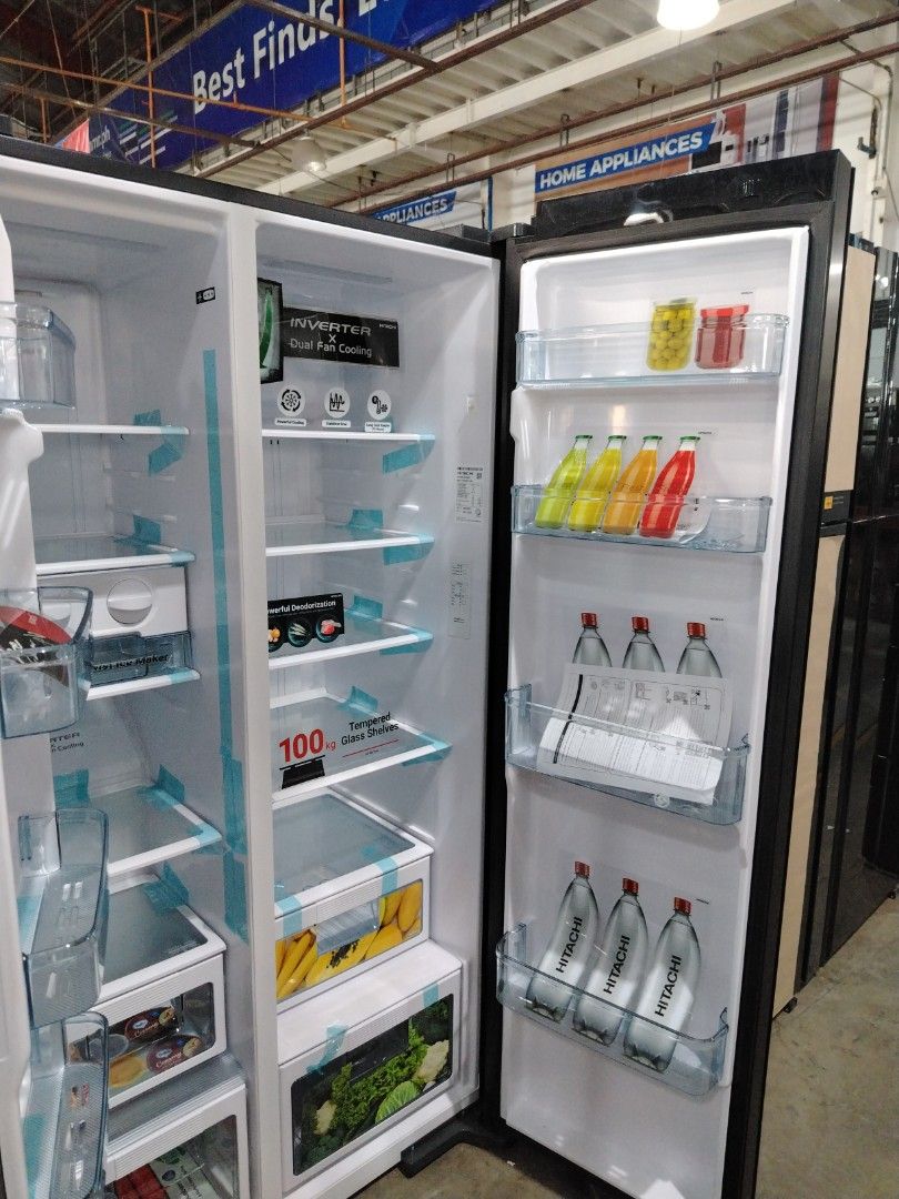 Refrigerator (Category: Chilled & Frozen Food) located in Manila. Submitted by maria123_a (Listing ID 1468718670, Image 2). Description: ❄️ HITACHI REFRIGERATOR FOR SALE! ❄️ ✨ Upgrade your kitchen with this stylish Hitachi refrigerator! 💰 PRICE: ₱49,999 ONLY! ✅ Modern and elegant design ✅ Spacious storage for your food and drinks ✅ Inverter technology ✅ Dual Fan Cooling ✅ Tempered glass shelves 📩 For inquiries and reservations, look for Ms. Mar