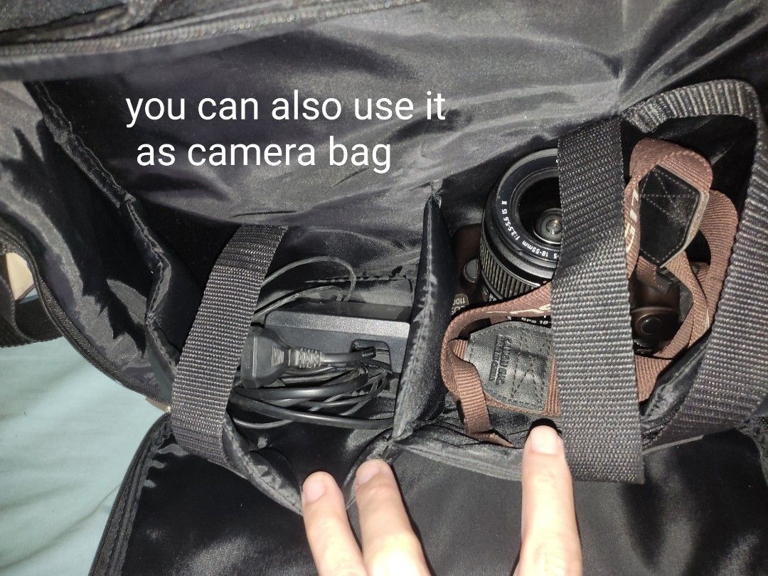 Resmed bag with dual padded compartments (Category: Camera Bags & Carriers) located in Cainta. Submitted by allauthenticbymj (Listing ID 1468719016, Image 2). Description: ResMed Medicine bag with Dual padded compartments You can also use the bag as Camera bag L 14.5"/H11"/W6" Price:650 ***buyer shoulders sf LOCATION: CAINTA Courier choices and MOP Gogo express (cod option) LBC (pay sf first-- cop for the item's amount) J&t (gcash payment) Lalamo