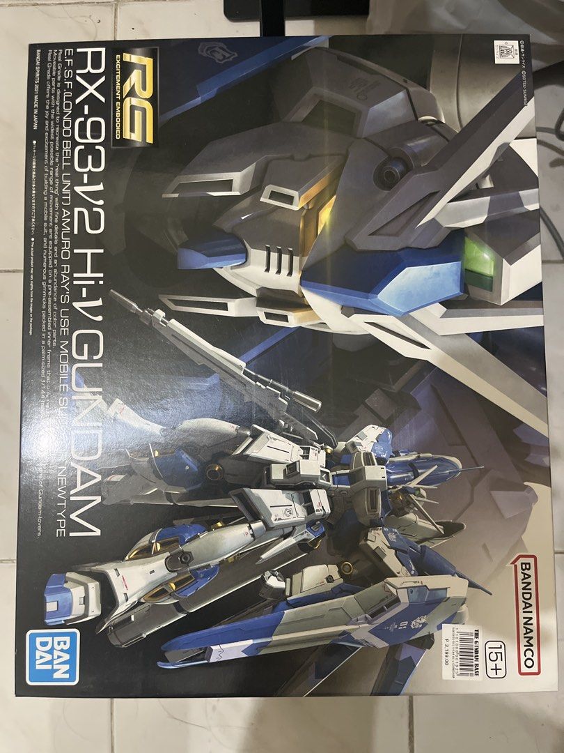 RG Hi Nu Gundam (Category: Gundam & Model Kits) located in Makati City. Submitted by notmanbuynsell (Listing ID 1468924298, Image 1). Description: Unbuilt sealed runners if meet up +200.