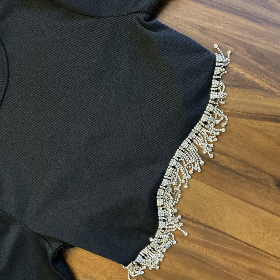 Rhinestone Top (Category: Blouses) located in Cebu City. Submitted by annikahabdul (Listing ID 1468739891, Image 2). Description: .