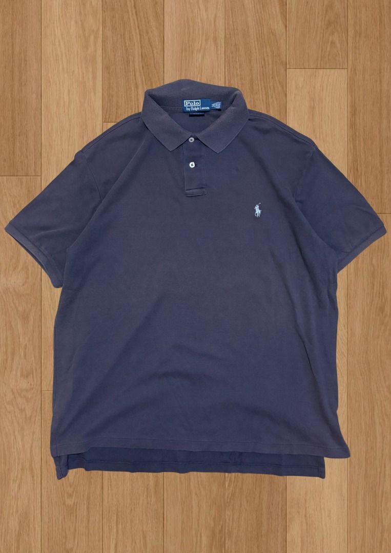 RL Brown polo shirt Grey pony (Category: Tshirts & Polo Shirts ) located in Manila. Submitted by grailed.rackk_729 (Listing ID 1468799409, Image 1). Description: RL Brown polo shirt Grey pony Condition - 8/10 On tag - XL Dimensions — Length 29” × Width 23” .