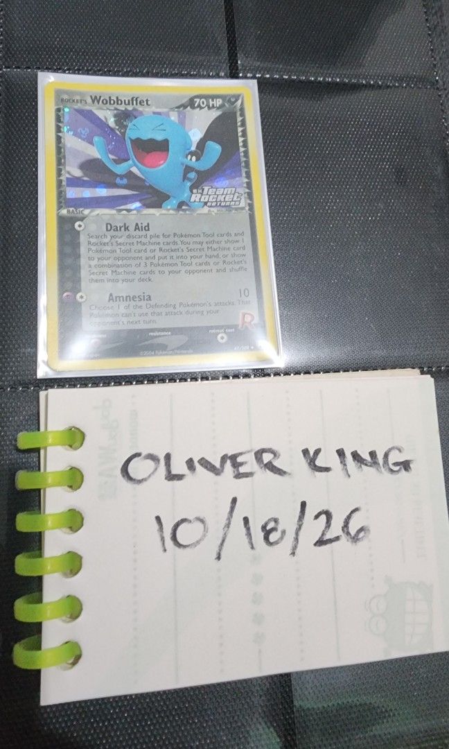 Pokemon TCG - Rocket's Wobbuffet EX TRR FOIL LP (Category: Raw Singles) located in Quezon City. Submitted by nhingking (Listing ID 1468877169, Image 3). Description: FS Rocket's Wobbuffet EX TRR FOIL LP 5k MOP: Gcash / Bank Transfer Lalamove or Pickup Welcome Rotonda / Quezon City PM for close up pics.