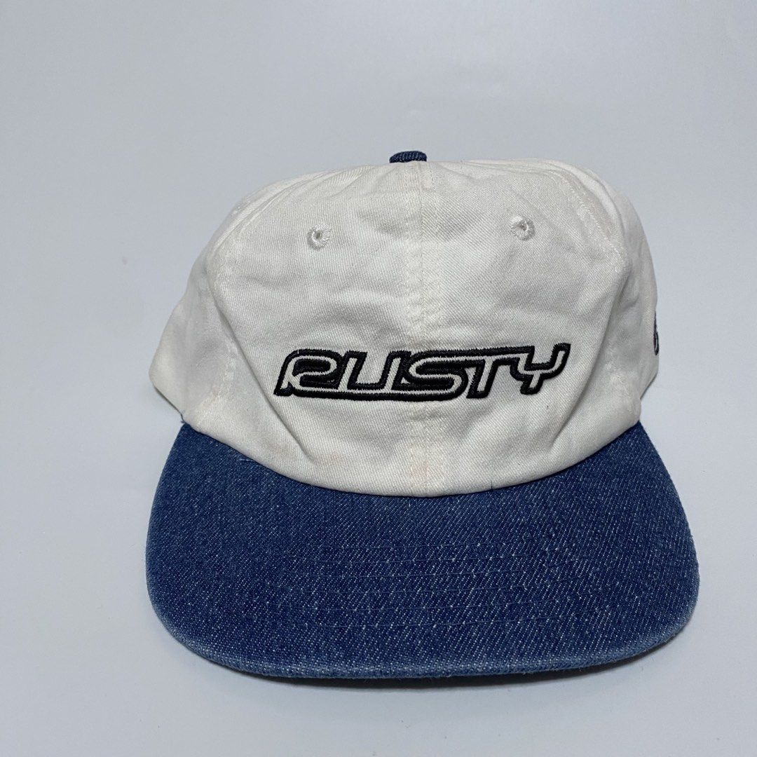 rusty two toned surf cap (Category: Caps & Hats) located in Quezon City. Submitted by hatlocker (Listing ID 1468812752, Image 2). Description: 499.00 only dm.