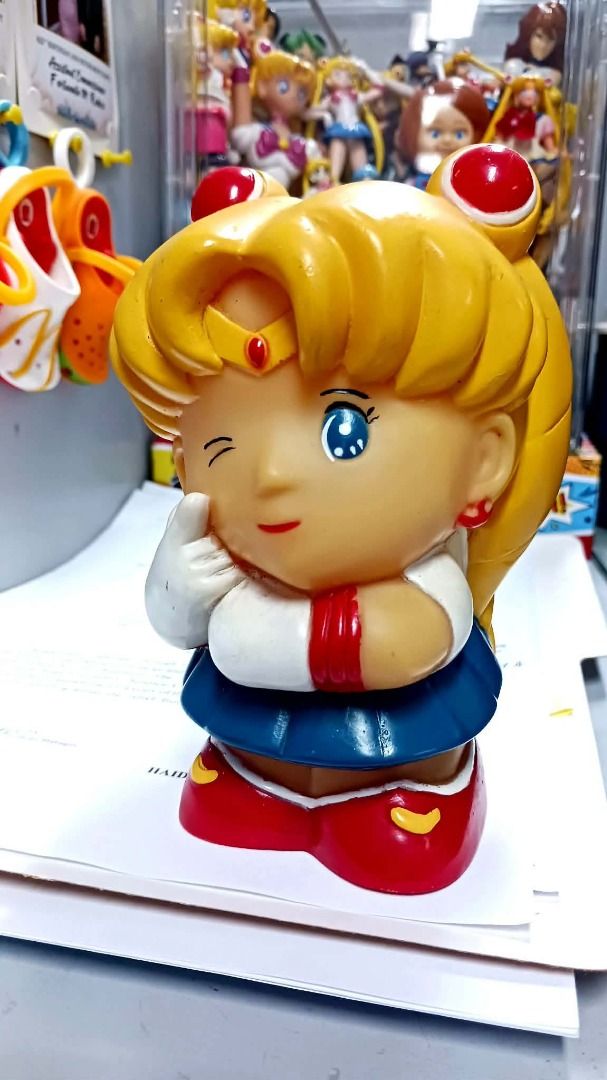 Sailor Moon Winking Coinbank (Category: Vintage Collectibles) located in Manila. Submitted by mickey_salonga (Listing ID 1468726151, Image 1). Description: perfect adDition to your bedro0m or living space.
