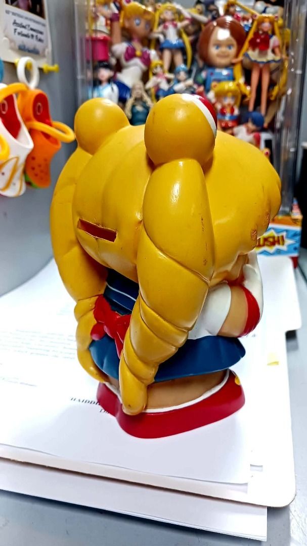 Sailor Moon Winking Coinbank (Category: Vintage Collectibles) located in Manila. Submitted by mickey_salonga (Listing ID 1468726151, Image 3). Description: perfect adDition to your bedro0m or living space.