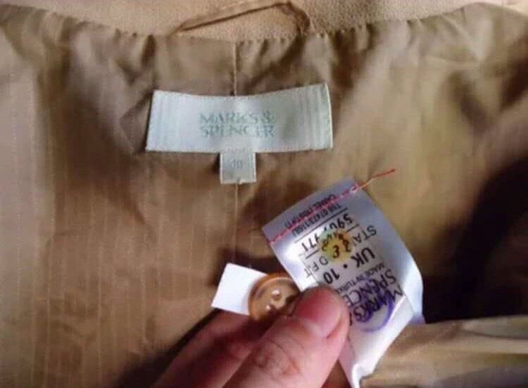 SALE! MARKS & SPENCER CAMEL DOUBLE BREASTED BLAZER (Category: Coats, Jackets and Outerwear) located in Marikina City. Submitted by minimalistmanila (Listing ID 1468419476, Image 3). Description: .
