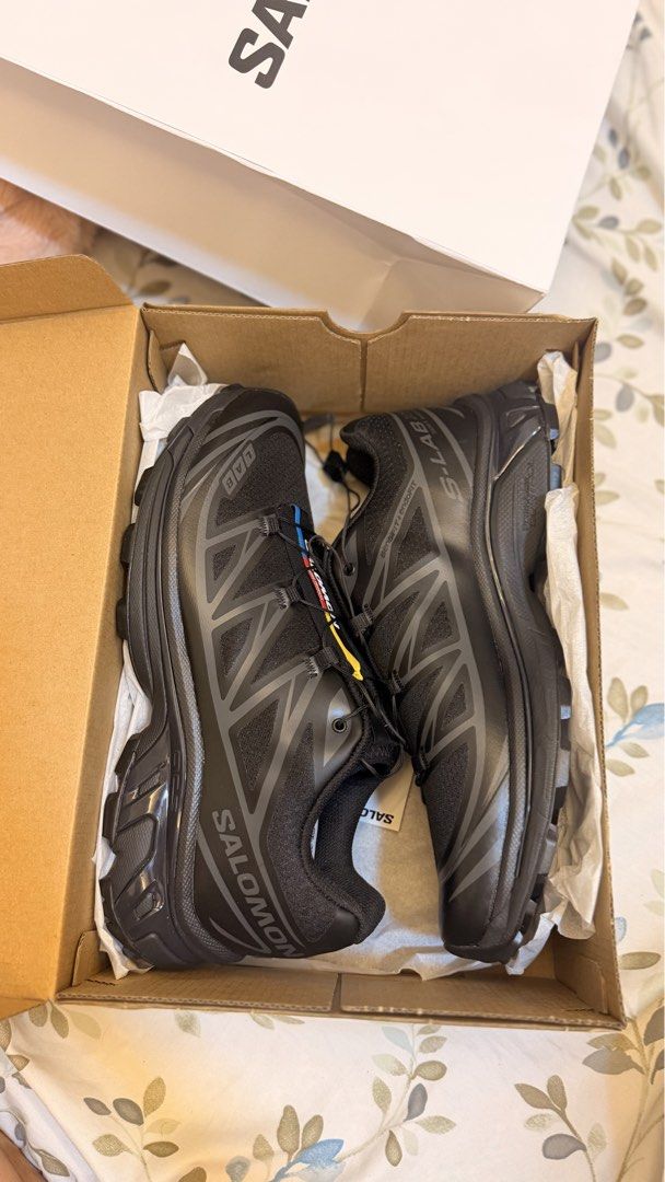 Salomon S-Lab XT-6 Black Sneakers (Category: Sneakers) located in Cebu City. Submitted by andrie_13 (Listing ID 1468889400, Image 1). Description: - Brand: Salomon S-Lab - Color: Triple black - Condition: Brand new, never worn, crisp condition - Inclusions: Original box and paper stuffing included - Features: Quicklace system and Sensifit technology - Sole: Chunky sole, perfect for trail running or everyday casual wear ‼️ No issues. Impulsive buy