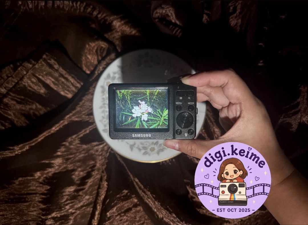 SAMSUNG ST30 (Category: Cameras) located in Manila. Submitted by digi.keime (Listing ID 1468928241, Image 3). Description: HOT PINK💓 Pocket sized cam! 📷 SAMSUNG ST30 💰₱4,299 ୨୧ ── QUICK SPECS ── ୨୧ ♡ 10.13 MP CCD ♡ Digital Image Stabilization ♡ 3× Optical Zoom Lens ♡ VGA 640x480 at 30 fps ୨୧ ── INCLUSIONS ── ୨୧ ♡ Camera unit ♡ Battery ♡ Charger ♡ Memory card ୨୧ ── CONDITION ── ୨୧ ♡ Mild burn ♡ Fully working ୨୧ —MEETUP and RESERVATION —୨୧ 📍 Ma