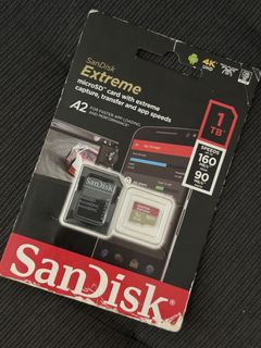 可寄順豐 Sandisk Extreme 1TB sd card, 手提電話, 電話及其他裝置配件, 記憶卡 - Carousell