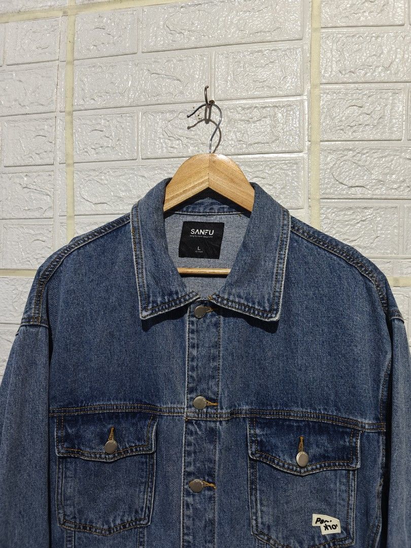SANFU Denims jacket Premium heavyweight Sanfu Medium, Large (Category: Coats, Jackets and Outerwear) located in Pasig City. Submitted by urbanreveldenim (Listing ID 1468767417, Image 3). Description: .