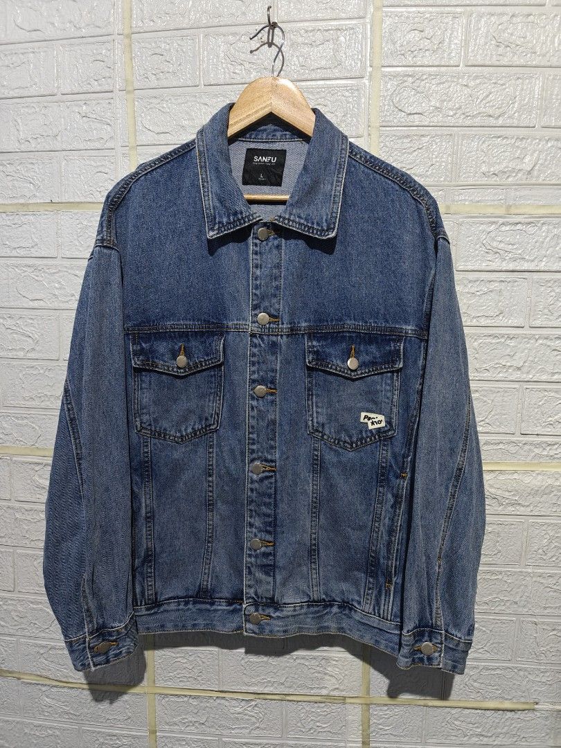 SANFU Denims jacket Premium heavyweight Sanfu Medium, Large (Category: Coats, Jackets and Outerwear) located in Pasig City. Submitted by urbanreveldenim (Listing ID 1468767417, Image 2). Description: .