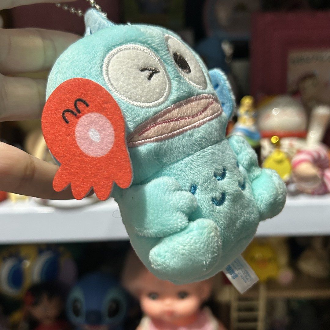 Sanrio Hangyodon Plush Charm (Category: Plushies & Soft Toys) located in Quezon City. Submitted by kitsune.treasures (Listing ID 1468832906, Image 2). Description: *First to pay policy! *1 day reservation only. Failure to pay on time, auto cancel. 📍Quezon City * MOD: J&T | Lalamove * MOP: GCASH | BPI 📦ON HAND AND READY TO SHIP! CONDITION: WHAT YOU SEE IS WHAT YOU GET. Dimensions: Kindly check the photos for the actual measurements. Please check