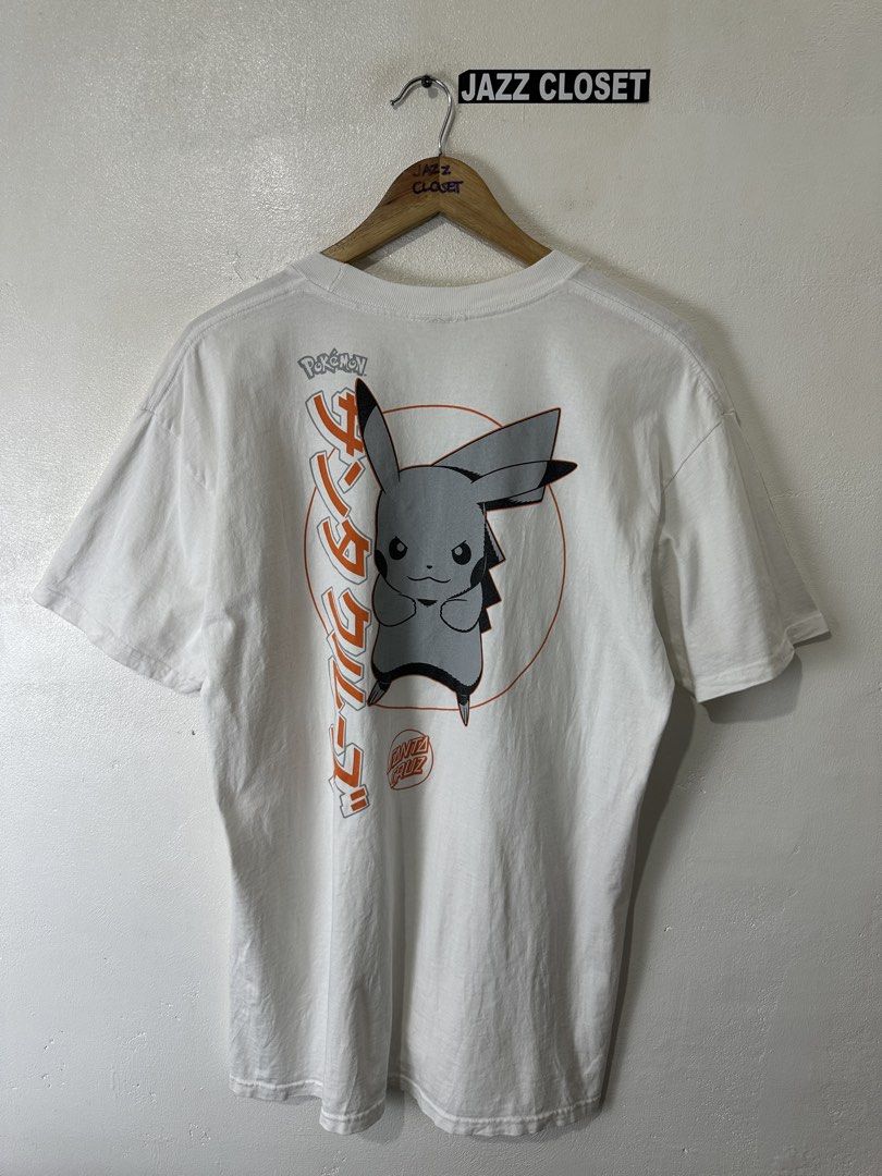 Santa Cruz × Pokemon Picachu Mullet Type Tee (Category: Tshirts & Polo Shirts ) located in San Fernando. Submitted by jazzclosetest2018 (Listing ID 1468786673, Image 2). Description: My Location: San Fernando, Pampanga📍 Payment 1st Transaction! Santa Cruz × Pokemon Picachu Mullet Type Tee Size: Large Fit L29" * W21" Excellent Condition Minor issue: cut main tags only but 100% Legit/Authentic see last pic. for reference. ₱ 450.00 + SF.