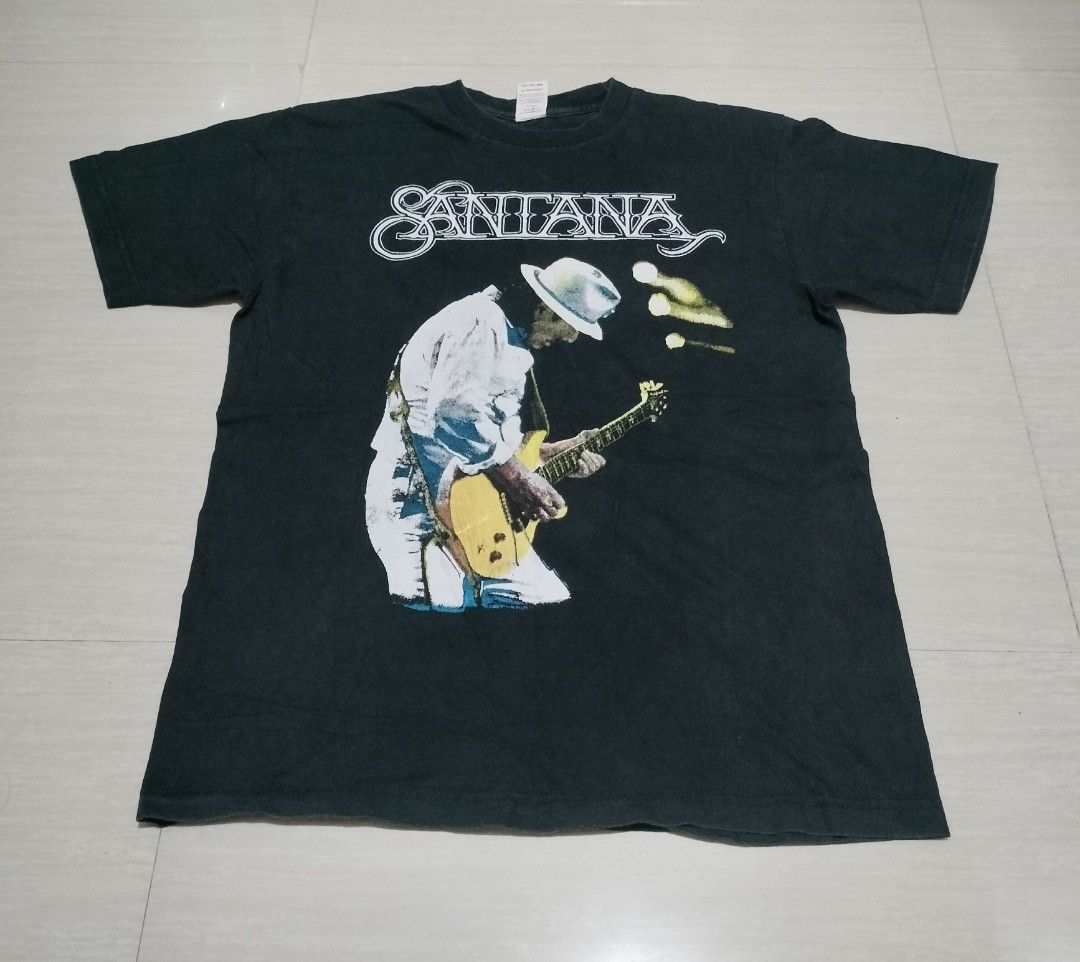 SANTANA SHIRT (Category: Tshirts & Polo Shirts ) located in Sariaya. Submitted by social_animalz (Listing ID 1468872290, Image 1). Description: 19.75 x 27 with few cracks shipping fee is not included.