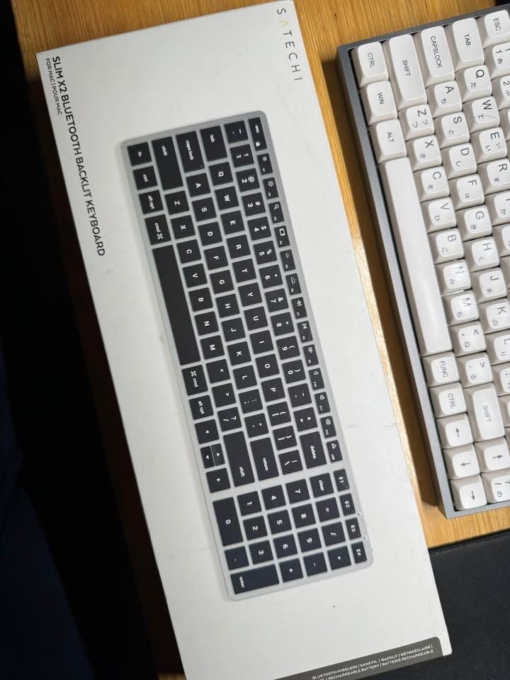 Satechi Slim X3 Bluetooth Backlit Keyboard Space Gray (Category: Computer Keyboard) located in Marikina City. Submitted by rmnnts.ph (Listing ID 1468859221, Image 1). Description: Selling my Satechi Slim X2 Bluetooth Backlit Keyboard. Originally purchased for around 4-5k It works well and the battery life is excellent. Bluetooth connection, backlighting, number pad, media/function keys, and the rest of the keyboard are all working properly The ma