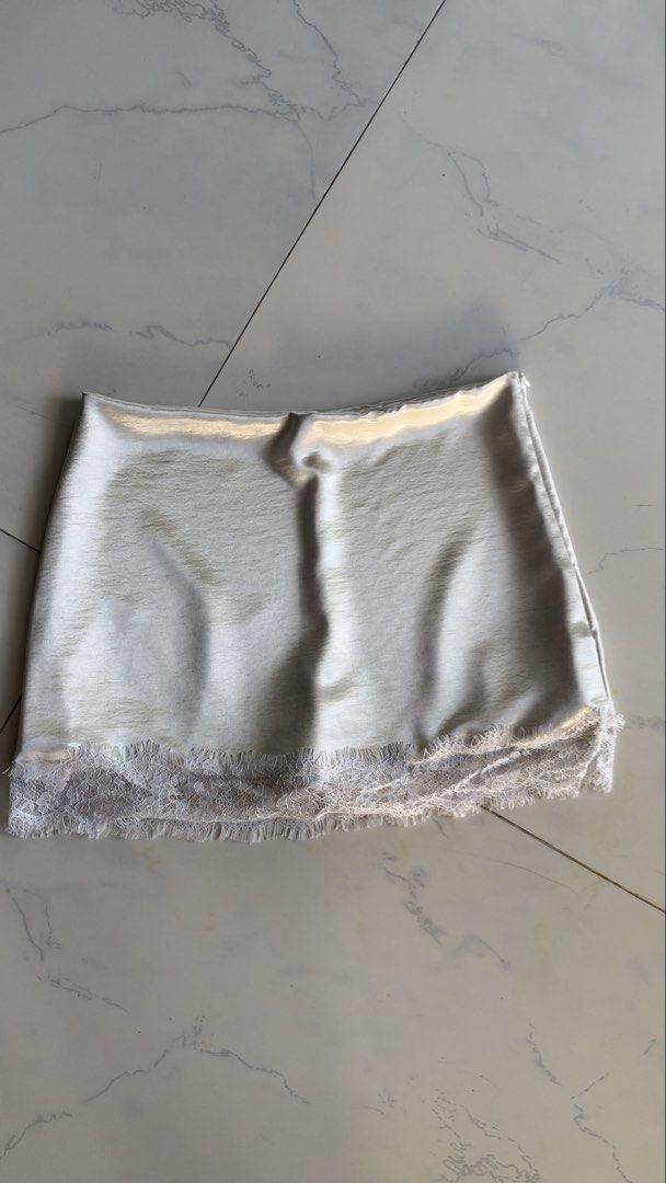 Satin Lace Skort Cream (Category: Skirts) located in Manila. Submitted by patc20 (Listing ID 1468790592, Image 1). Description: - Satin skort from Thailand - Super pretty in actual .