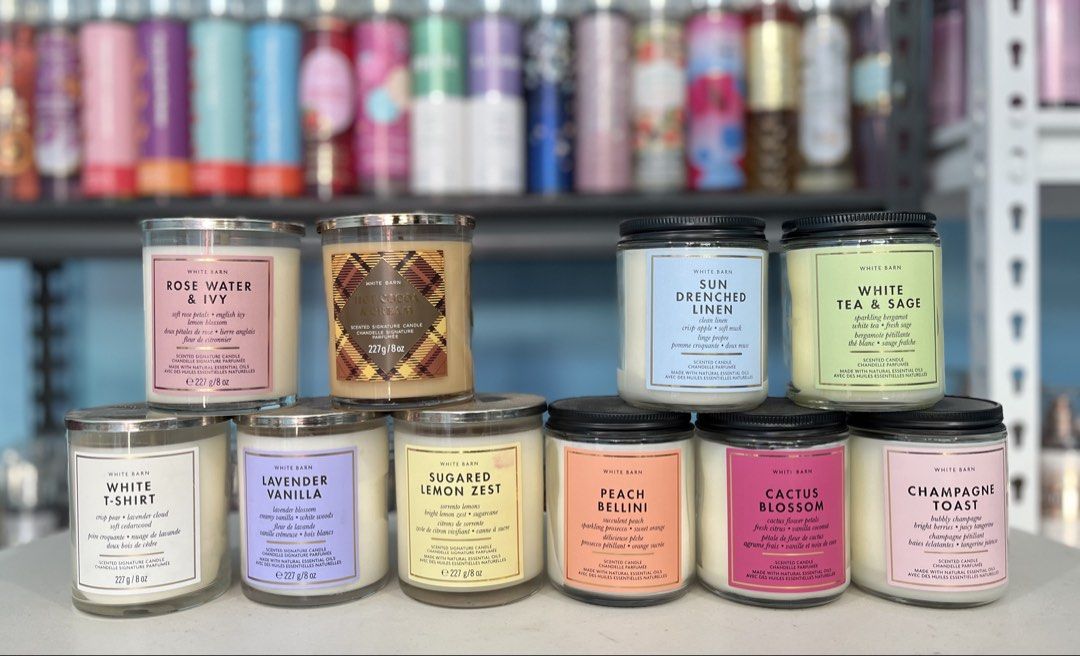 Scented Candles [BATH & BODY WORKS] (Category: Fragrance & Deodorants) located in Iloilo. Submitted by scentifinderrs (Listing ID 1468807607, Image 1). Description: 💯% Authentic from Canada 🍁 Courier: J&T Express Mode of payment: Payment first Policy + Shipping fee .