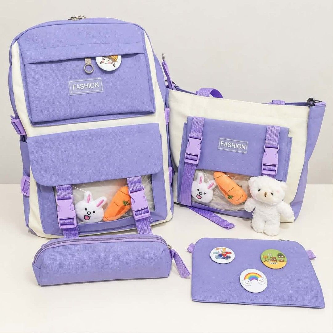School Bag 4 in 1 Backpack (Brand New) (Category: Backpacks) located in Cainta. Submitted by tindahannidhel (Listing ID 1468835546, Image 2). Description: .