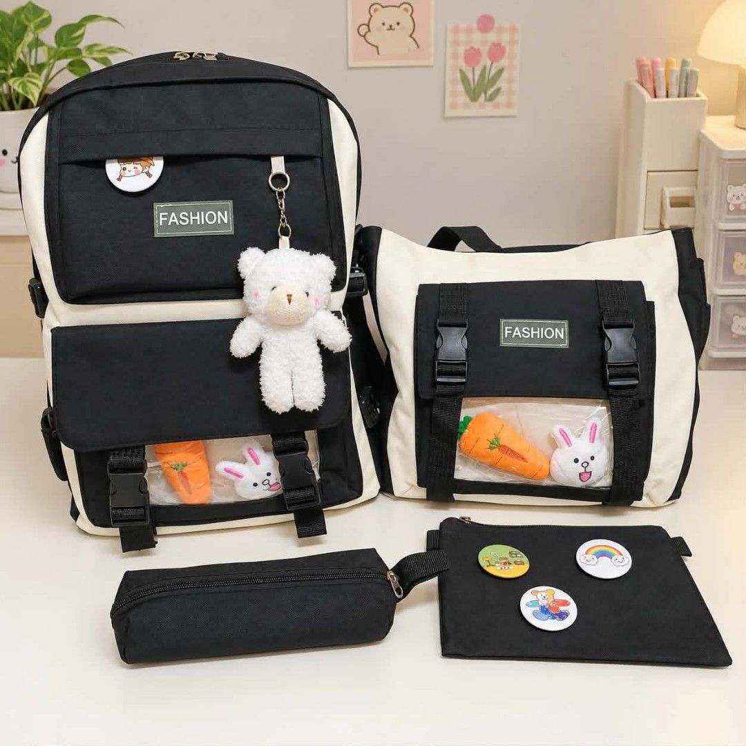School Bag 4 in 1 Backpack (Brand New) (Category: Backpacks) located in Cainta. Submitted by tindahannidhel (Listing ID 1468835546, Image 1). Description: .