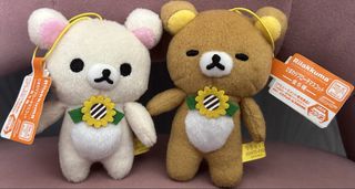 RILAKKUMA Korilakkuma Koguma Belly Full Kuma-kun! Clover Tenori Plush ...
