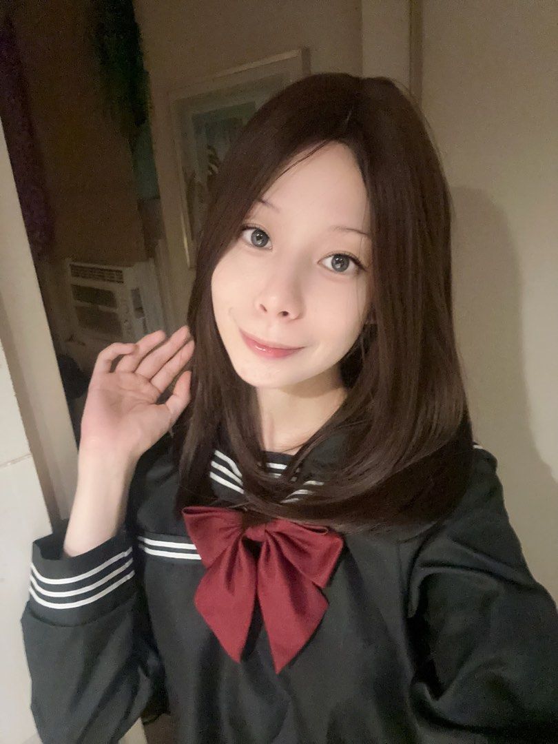 Seven Queen 45cm Long Bob Wig Chocolate Brown (Category: Hair Accessories) located in Makati City. Submitted by atsuen (Listing ID 1468897220, Image 2). Description: - Bought from Tiktok originally for ₱700 - Good as new only tried on twice for taking pictures - rfs: wig is darker than in picture - can do meetups in Makati.