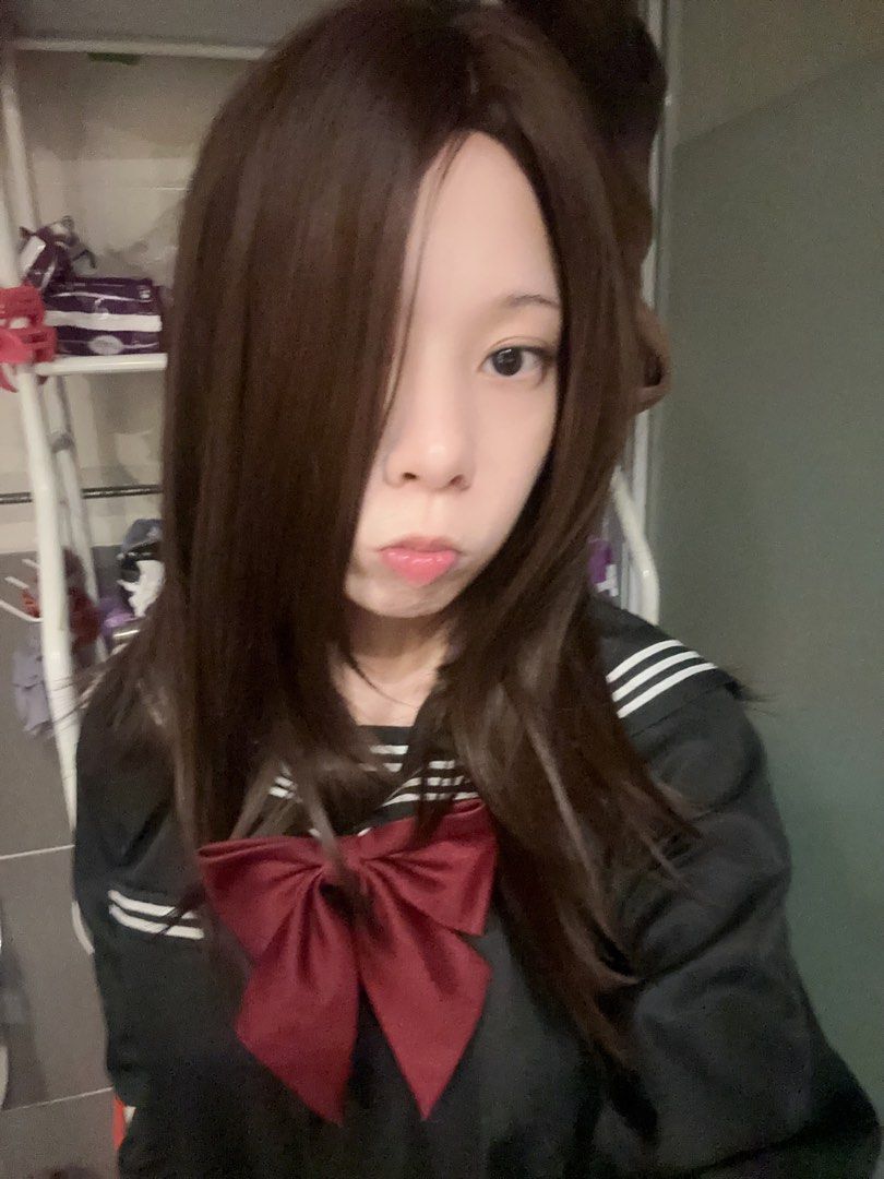 Seven Queen 45cm Long Bob Wig Chocolate Brown (Category: Hair Accessories) located in Makati City. Submitted by atsuen (Listing ID 1468897220, Image 3). Description: - Bought from Tiktok originally for ₱700 - Good as new only tried on twice for taking pictures - rfs: wig is darker than in picture - can do meetups in Makati.