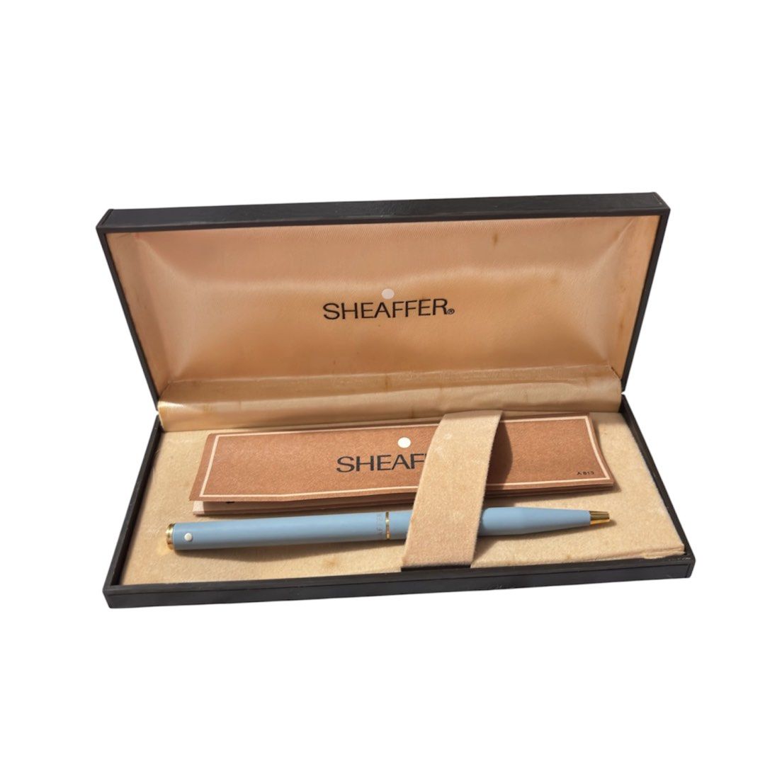 Sheaffer ballpoint pen (Category: Stationery & School Supplies) located in Paranaque City. Submitted by dalle_closet (Listing ID 1468723201, Image 1). Description: slightly used pa blue ink made in USA.