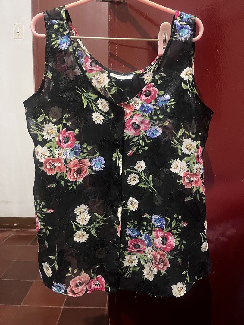 sheer black top (Category: Blouses) located in Quezon City. Submitted by marblerocks (Listing ID 1468870335, Image 1). Description: .