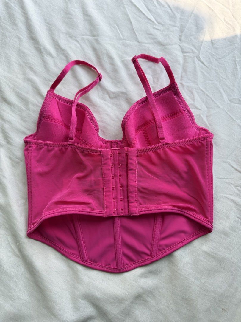Shein Pink Corset (Category: Sleeveless) located in Manila. Submitted by xmagic.shopx (Listing ID 1468882931, Image 2). Description: .