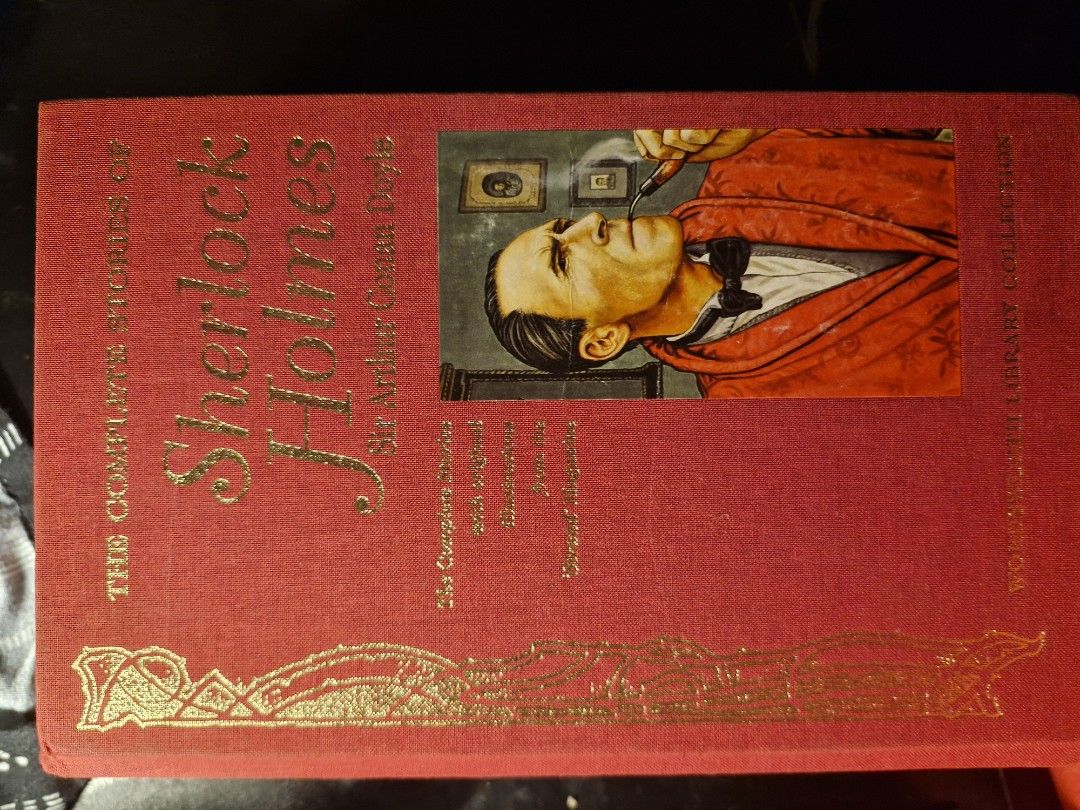 Sherlock Holmes The Complete Stories Wordsworth Library Collection (Category: Storybooks) located in Santa Ana. Submitted by nobleflower.23a0a4 (Listing ID 1468870123, Image 1). Description: - Title: Sherlock Holmes The Complete Stories by Sir Arthur Conan Doyle - Edition: Wordsworth Editions, 2007 - Features: Includes original illustrations from the Strand Magazine - Design: Red clothbound hardcover with gold foil lettering and cover artwork by 