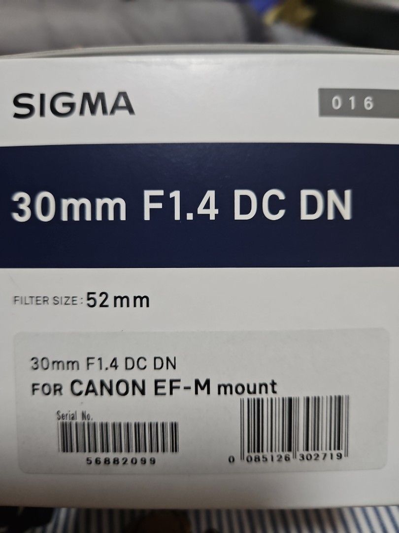 Sigma 30mm F1.4 Canon EF-M (Category: Cameras) located in Quezon City. Submitted by justinn.chua_ (Listing ID 1468730227, Image 1). Description: SIGMA 30MM F1.4 DC DN CANON EFM FOR 10K Lens in good condition, no damage on the glass QC AREA dm for ADDITIONAL PICTURES.