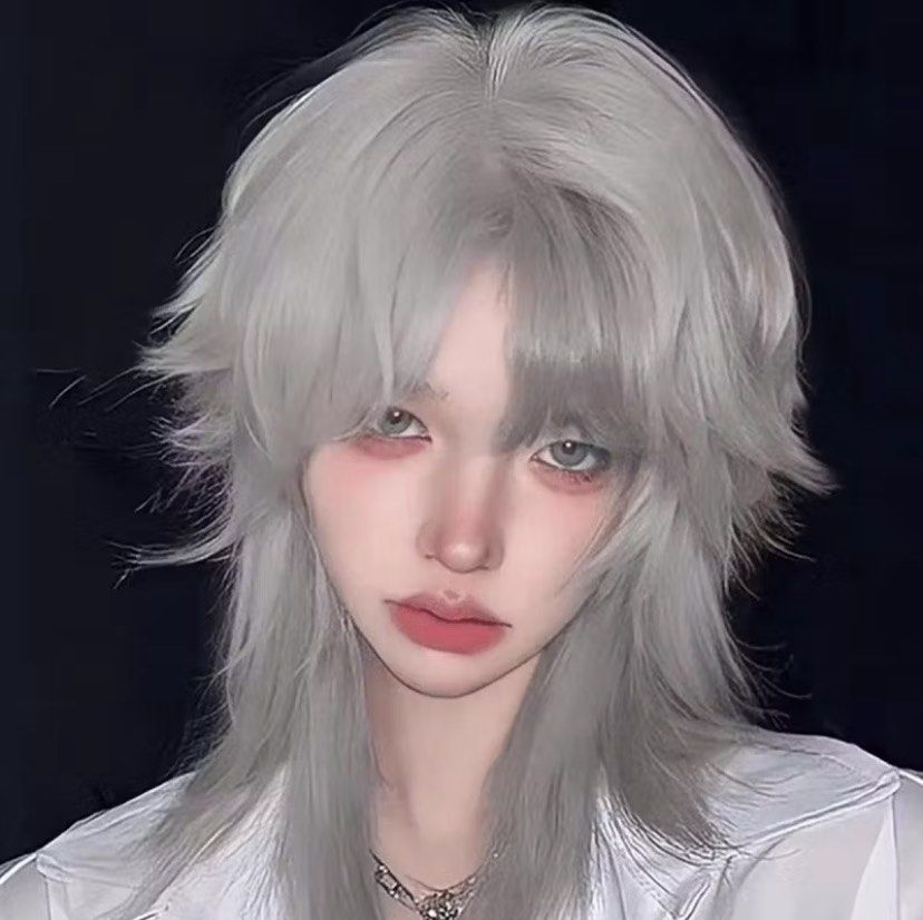 Silver Grey Wolf Cut Layered Cosplay Wig [UNBRANDED] (Category: Hair Accessories) located in Quezon City. Submitted by liin.veil (Listing ID 1468871071, Image 1). Description: bought from 🍊app, bnew opened only to see package no ww OP: ₱320 SP: ₱250.