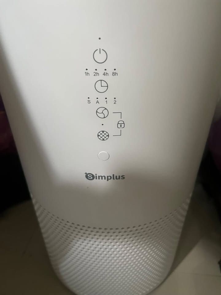 simplus air purifier (Category: Air Purifiers & Dehumidifiers) located in Manila. Submitted by epicstone_8e8678 (Listing ID 1468730815, Image 1). Description: was a moving in gift. only used a couple of times since i’m barely home due to a busy work schedule.