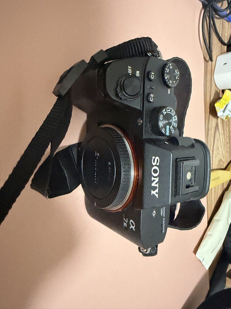 Sony Alpha a7 III Full-Frame Mirrorless Camera Bundle (Category: Cameras) located in Caloocan City. Submitted by truedeer.aef77b (Listing ID 1468795180, Image 1). Description: - Camera: Sony Alpha a7 III mirrorless body with E-mount - Condition: Fully functional and ready to use - Included: Original box and Sony neck strap - Power: battery and a battery charger - Storage & Extras: SanDisk Extreme 16GB SD card and USB cable - Bonus: Case Logic cam