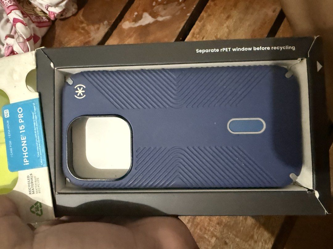 Speck case iphone 15 pro (Category: Cases & Sleeves) located in Marikina City. Submitted by nelcorp (Listing ID 1468862449, Image 3). Description: For sale speck iphone 15 pro case good as brandnew color blue marikina loc pm sa interested .
