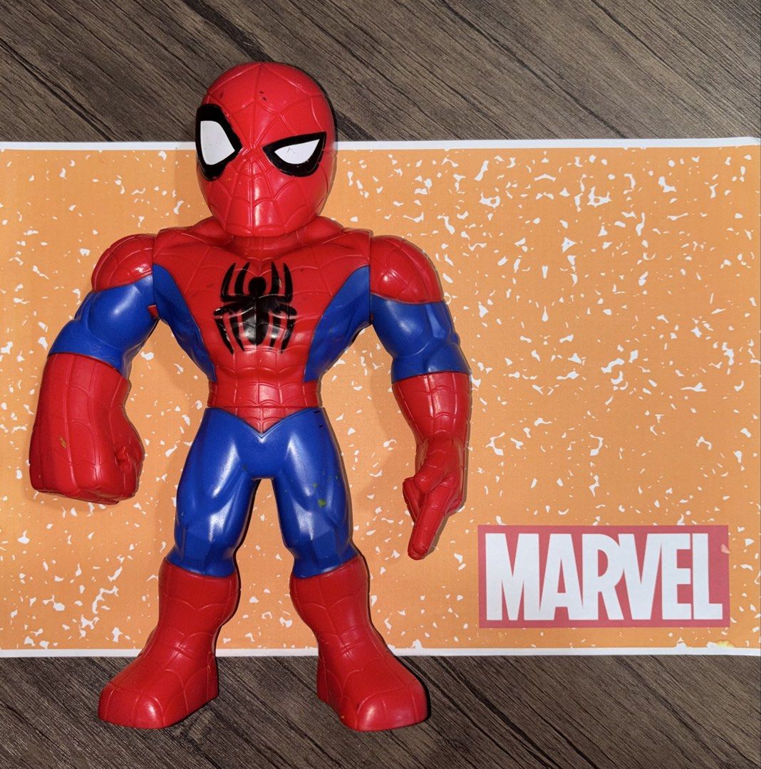 Spiderman Hasbro Playskool Heroes Marvel Mega Mighties (Category: Action & Battle Toys) located in Quezon City. Submitted by dardsa (Listing ID 1468799078, Image 1). Description: WYSIWYG With paint chips and scratches as seen on the pictures Negotiable.