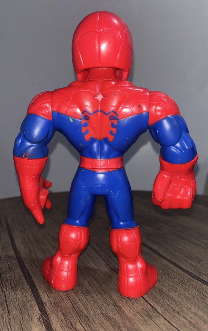 Spiderman Hasbro Playskool Heroes Marvel Mega Mighties (Category: Action & Battle Toys) located in Quezon City. Submitted by dardsa (Listing ID 1468799078, Image 3). Description: WYSIWYG With paint chips and scratches as seen on the pictures Negotiable.