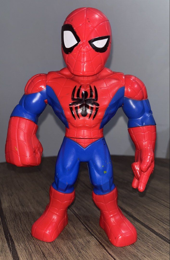 Spiderman Hasbro Playskool Heroes Marvel Mega Mighties (Category: Action & Battle Toys) located in Quezon City. Submitted by dardsa (Listing ID 1468799078, Image 2). Description: WYSIWYG With paint chips and scratches as seen on the pictures Negotiable.