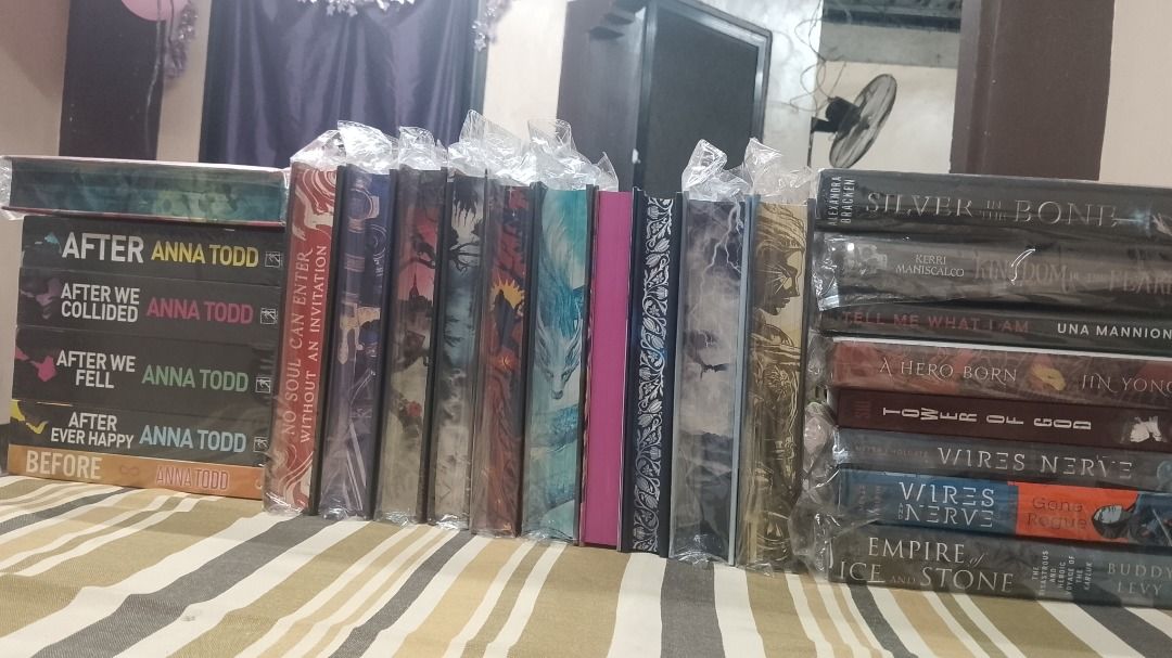 SPRAYED DELUXE BOOKS (Category: Storybooks) located in Caloocan City. Submitted by cxrpse01 (Listing ID 1468867262, Image 1). Description: HI GUYS I'M SELLING MY BOOKS DELUXE SPRAYED EDGES -STARSIDE -HOLLOW -THE WOLF AND HIS KING -IMMORTAL -IMMORTAL DARK -THE HALFKING -ZHARA -HEAVENBREAKER -SHEPHERD KING DUOLOGY -WHAT FURY BRINGS JUST PM MY FB PAGE for PRICE LIST (WordShop.PH) if interested .
