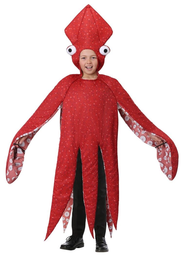 Squid costume (Category: Babies & Kids Fashion) located in Baguio. Submitted by faith_angelo (Listing ID 1468794138, Image 2). Description: Squid One size, from 10y up to adult EUC min issue sa foam ng head, check photo Foamy ang body PAYMENT FIRST, NO COD LOCATION: BAGUIO CITY/ITOGON BENGUET MOD: J&T REGULAR SHIPPING ONLY.