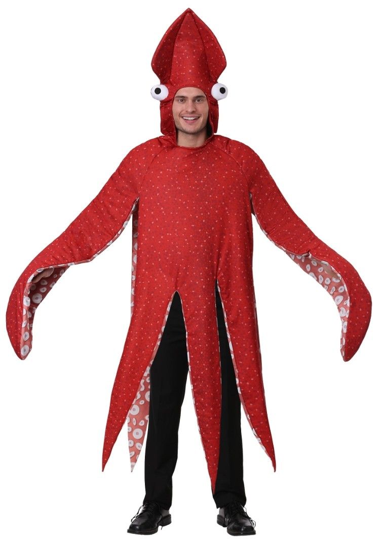 Squid costume (Category: Babies & Kids Fashion) located in Baguio. Submitted by faith_angelo (Listing ID 1468794138, Image 1). Description: Squid One size, from 10y up to adult EUC min issue sa foam ng head, check photo Foamy ang body PAYMENT FIRST, NO COD LOCATION: BAGUIO CITY/ITOGON BENGUET MOD: J&T REGULAR SHIPPING ONLY.