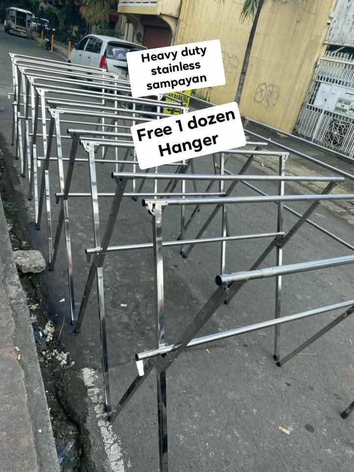 Stainless sampayan with free hanger (Category: Clothes Drying Rack) located in Manila. Submitted by joydolor (Listing ID 1468718797, Image 1). Description: stainless sampayan with free hanger.