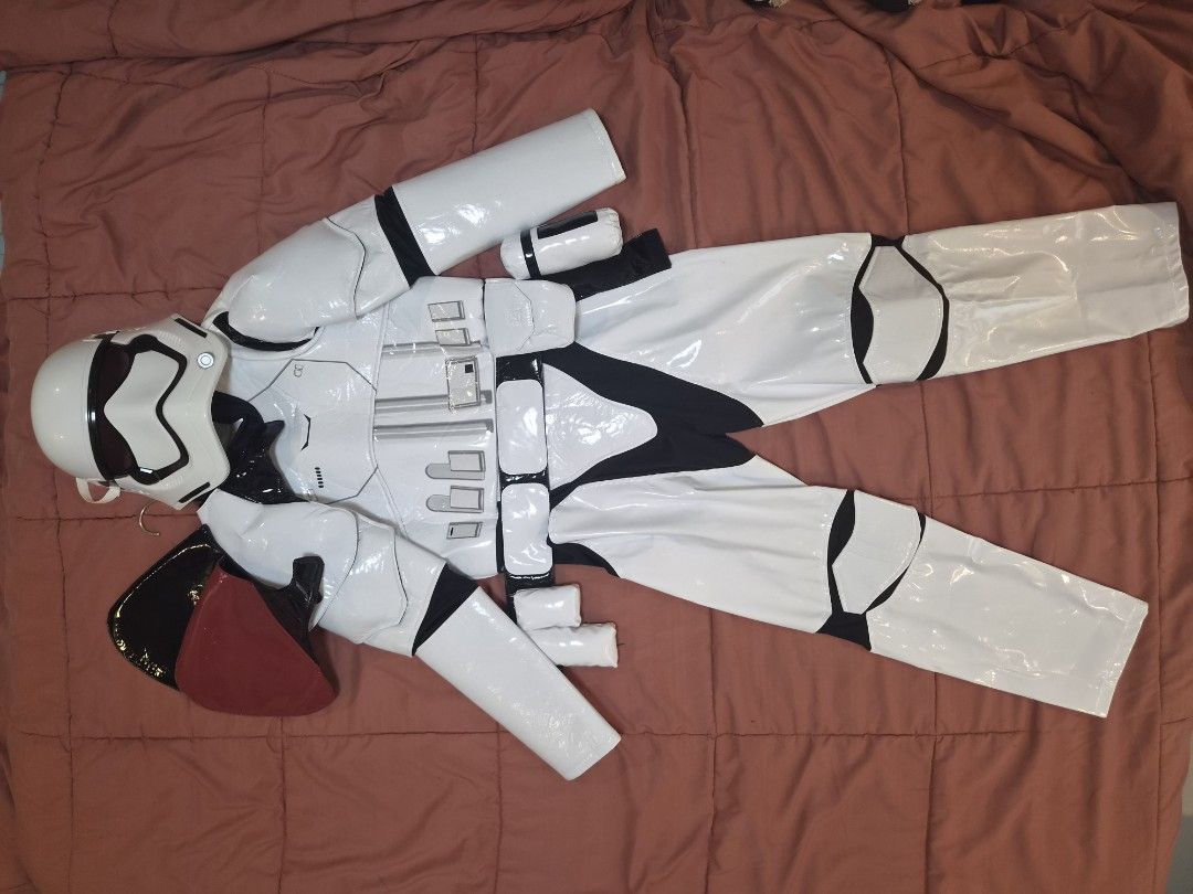 Storm Trooper Costume (Category: Babies & Kids Fashion) located in Quezon City. Submitted by johnmalayao (Listing ID 1468816655, Image 1). Description: Bought from Disney Store in MOA used once. conplete with shoulder pads for rank identification. rfs. nalakihan na nung bata. US size 9.